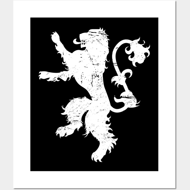 Distressed Lion | Renaissance Festival Wall Art by MeatMan